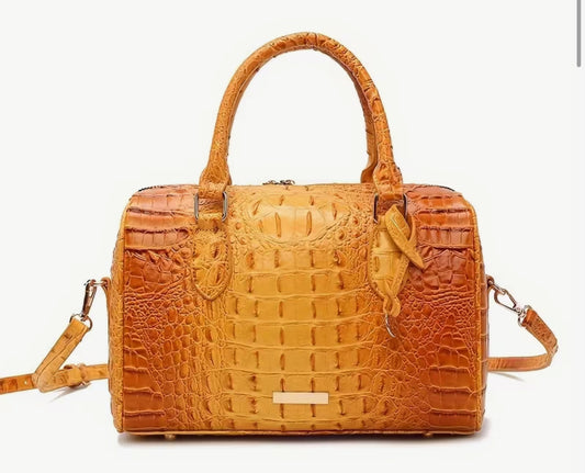 Golden Girl Croc Handbag