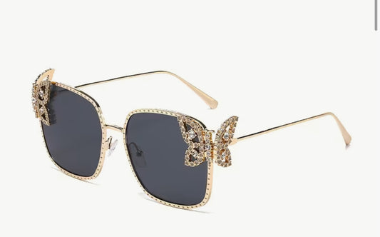 Golden Butterfly Sunglasses